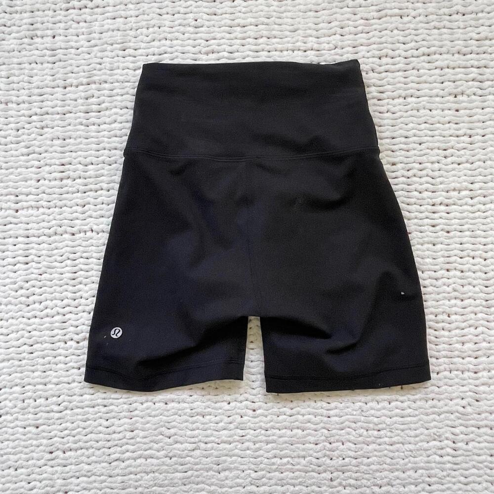 lululemon athletica High-Rise Black Bike Shorts - Picture 5 of 5
